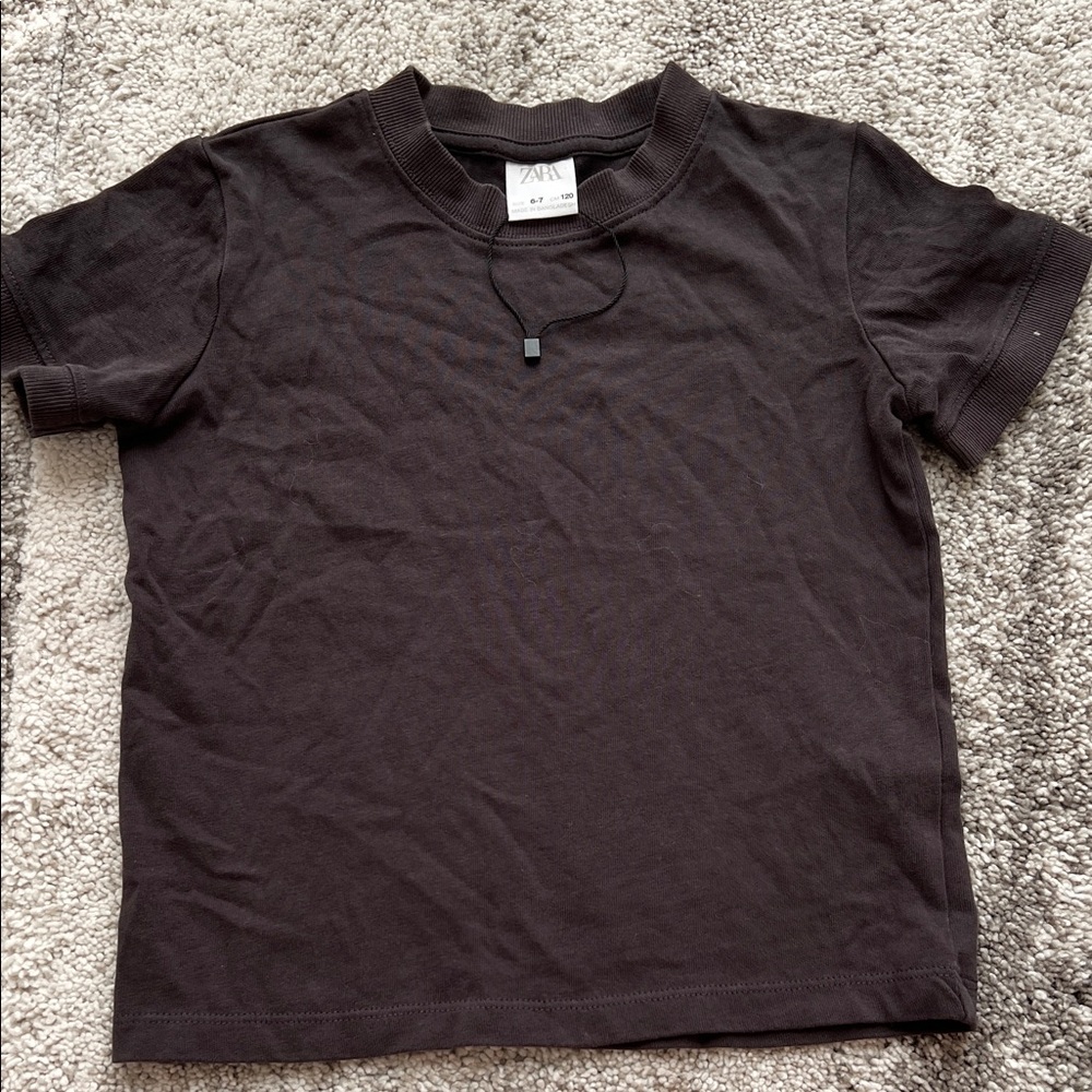 Zara Kids Charcoal Tee